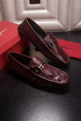 Salvatore Ferragamo Business Casual Men Shoes--031